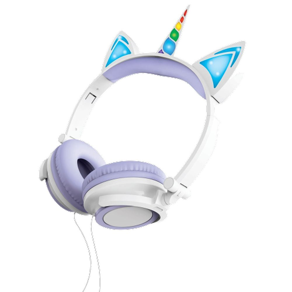 Art+Sound Unicorn Wired Headphones with LED Lights