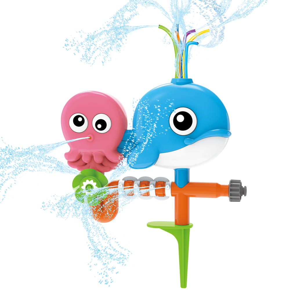 Splash Buddies Outdoor Sprinkler Whale Sprayer
