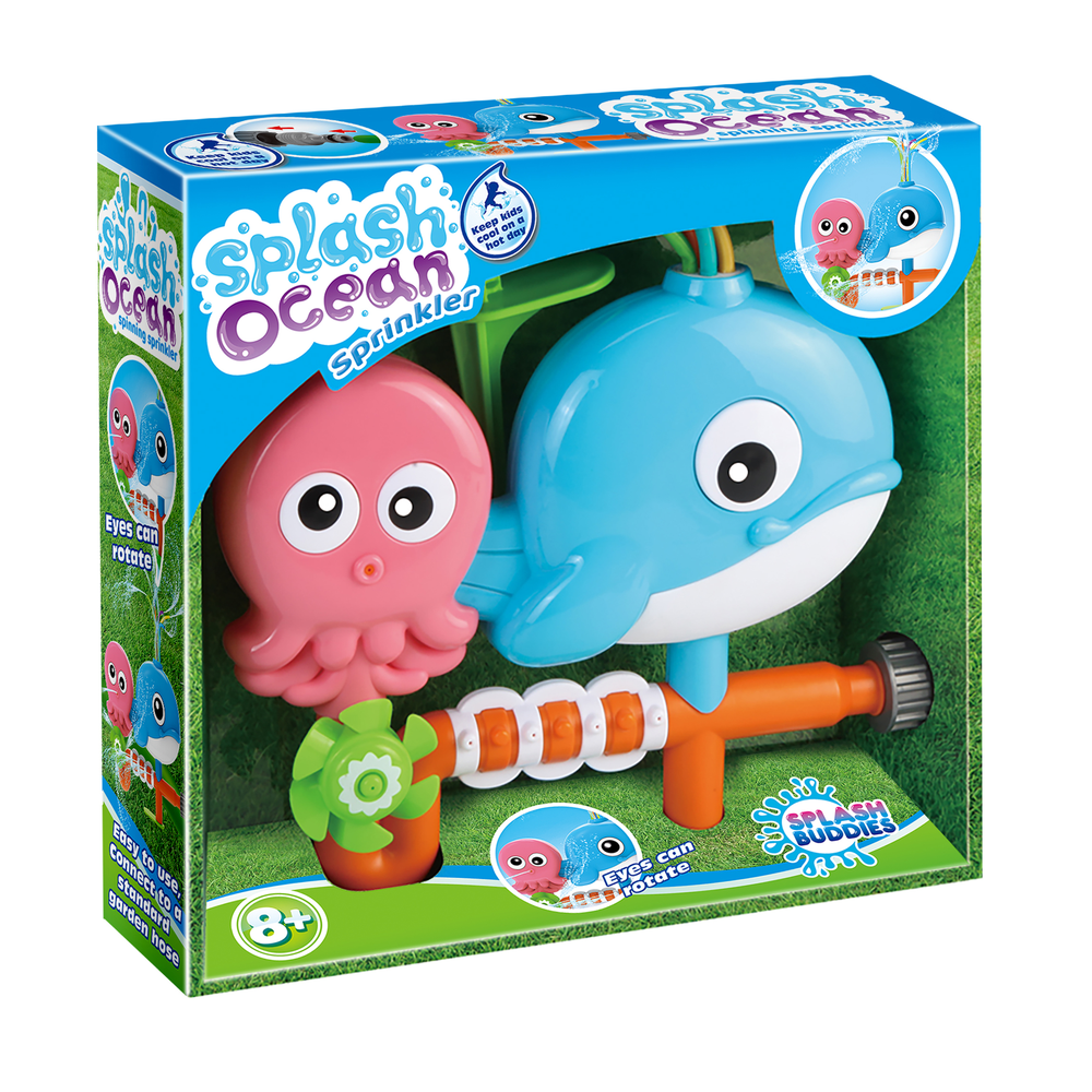 Splash Buddies Outdoor Sprinkler Whale Sprayer