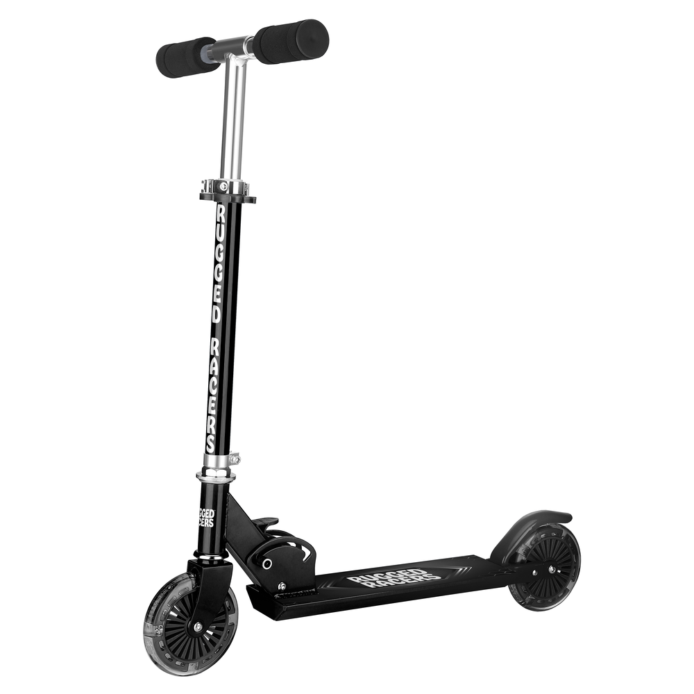 Rugged Racer 2 Wheel Scooter - Black