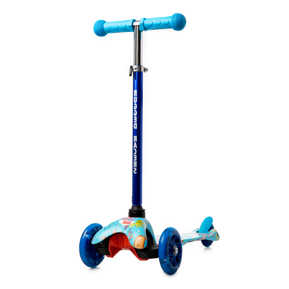 Mini Deluxe 3-Wheel Scooter with LED Lights