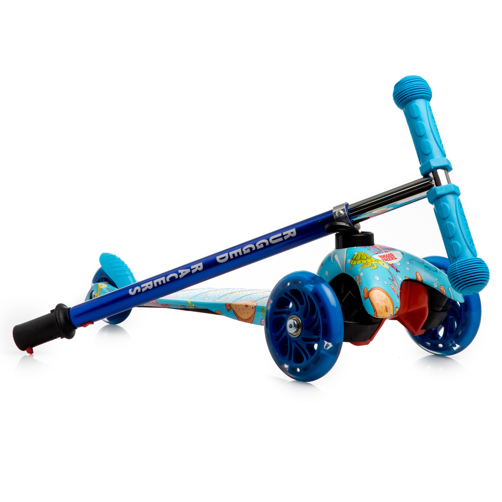 Mini Deluxe 3-Wheel Scooter with LED Lights