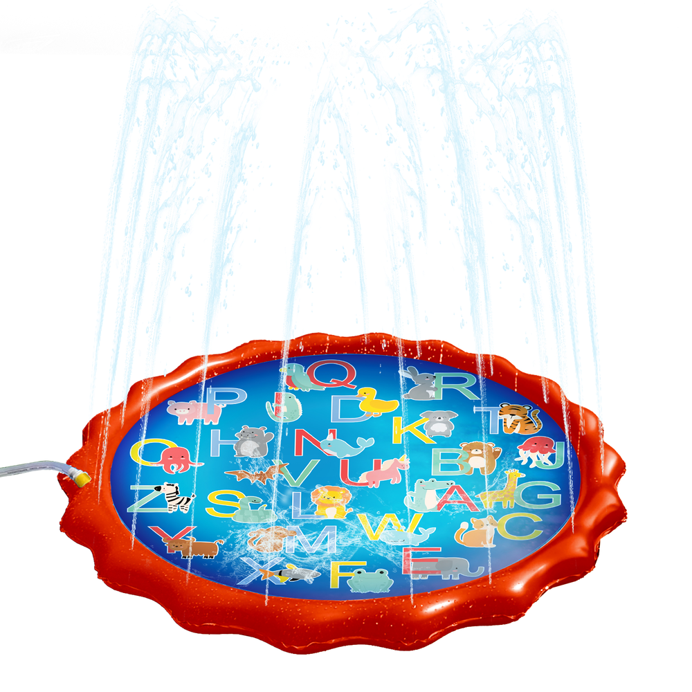 Splash Buddies Alphabet Sprinkler Spray Mat60 Inch