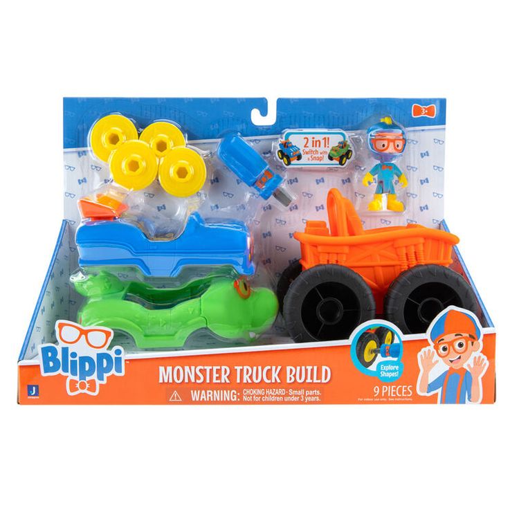 Blippi Monster Truck build Set