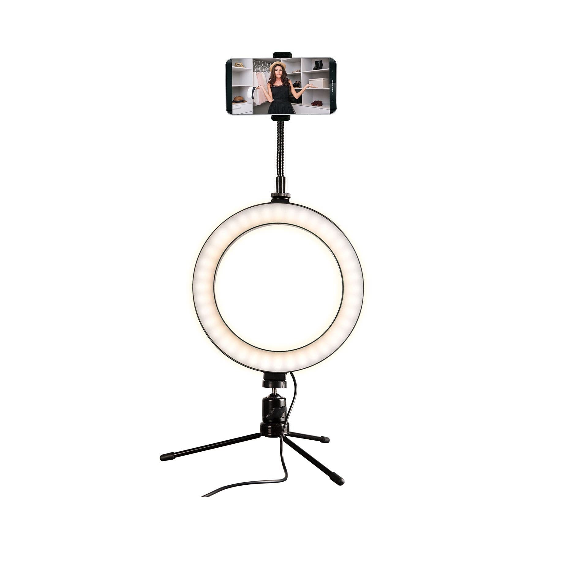 Brookstone 8" Studio Ring Light