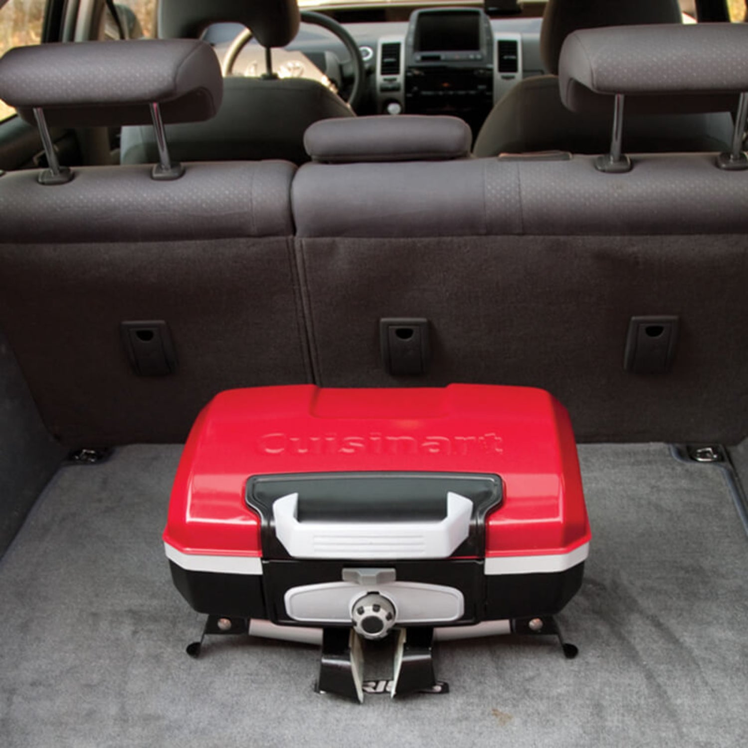 Cuisinart Petite Gourmet Portable Tabletop Gas Grill, Red