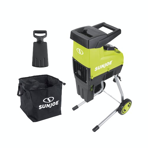 SunJoe 15-Amp 1.7-Inch Cutting Diameter Electric Silent Wood Chipper/Shredder