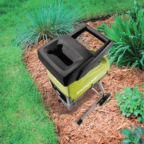SunJoe 15-Amp 1.7-Inch Cutting Diameter Electric Silent Wood Chipper/Shredder