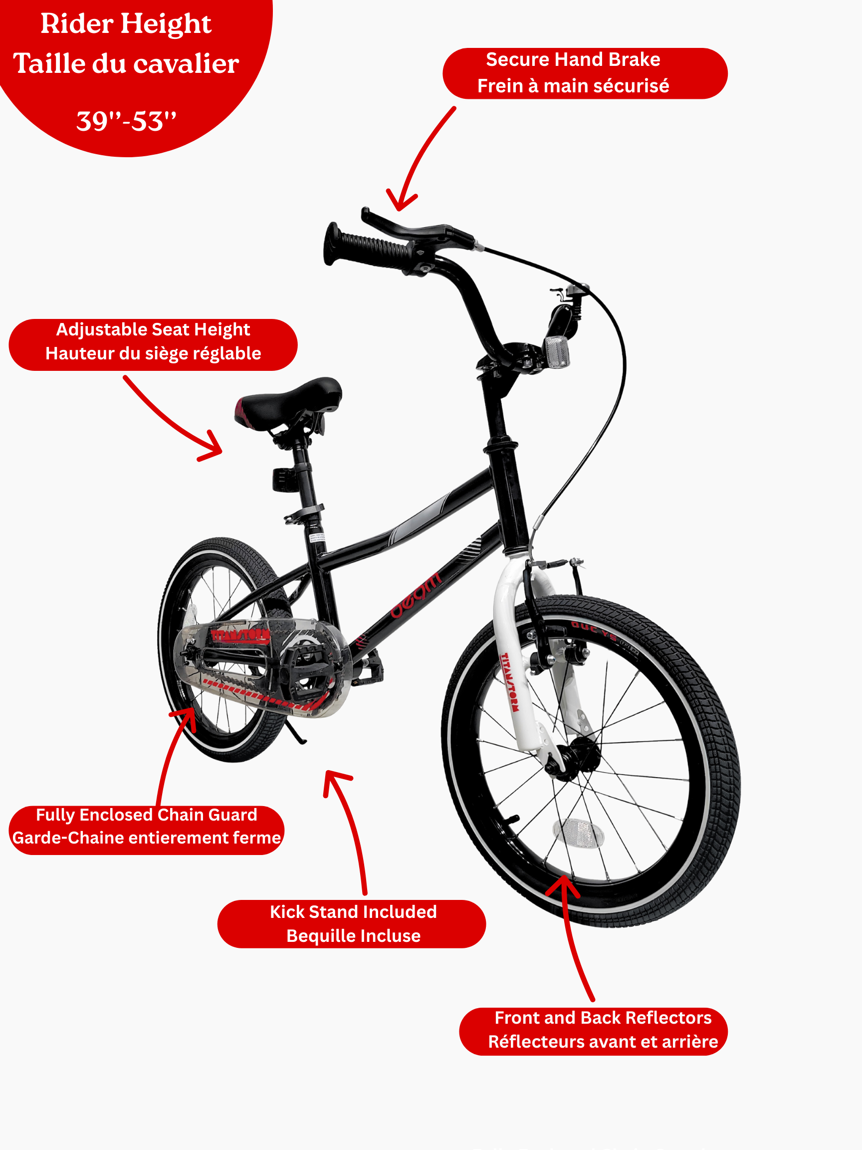 Beam Sports 16" Kids Bike (Ages 4-7)