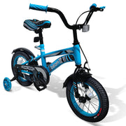 Beam Sports12" Blue Kids Bike With Training Wheels (Ages 2-5)