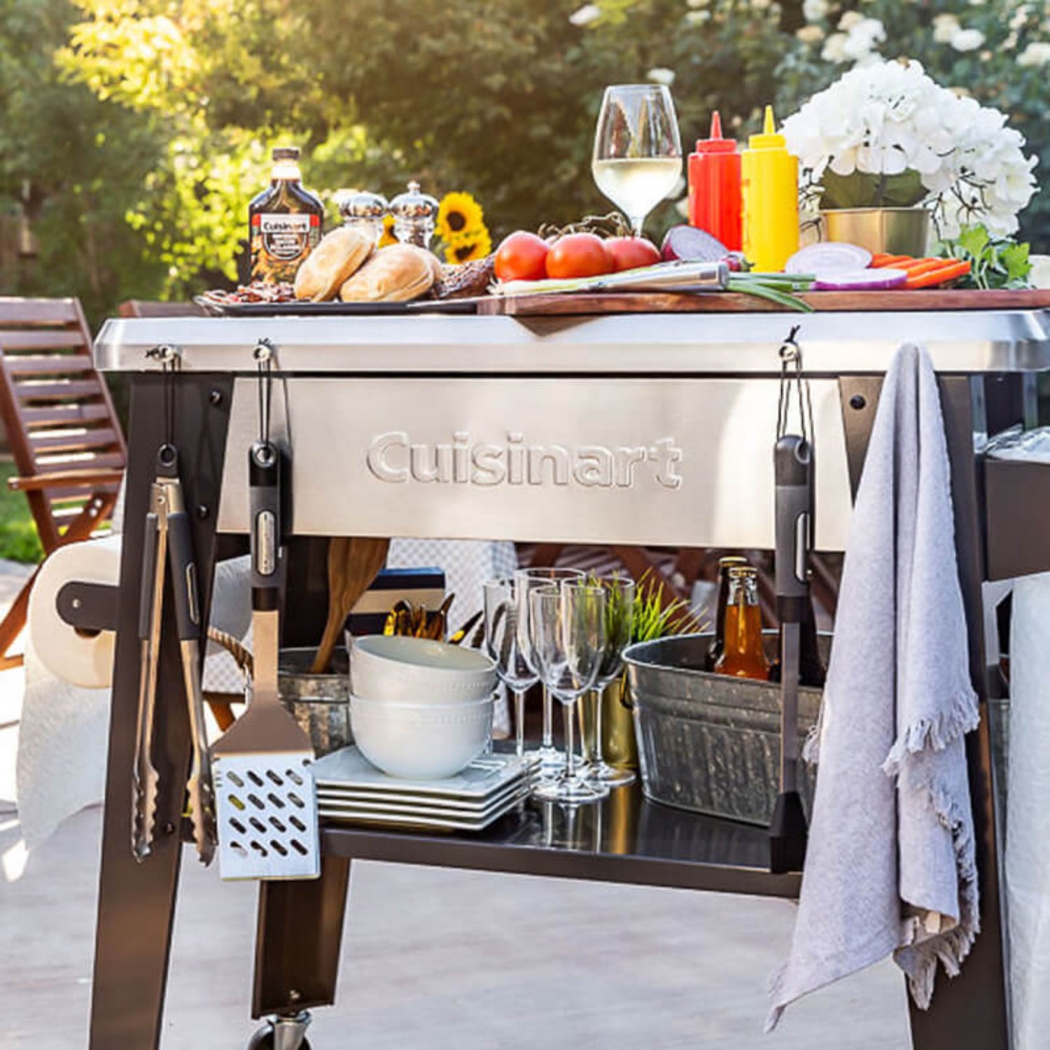 Cuisinart 36" X 22" Outdoor Stainless Steel Prep Table