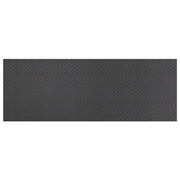 Black 3 ft. x 8 ft. 4mm Diamond Plate Rubber Floor Mat
