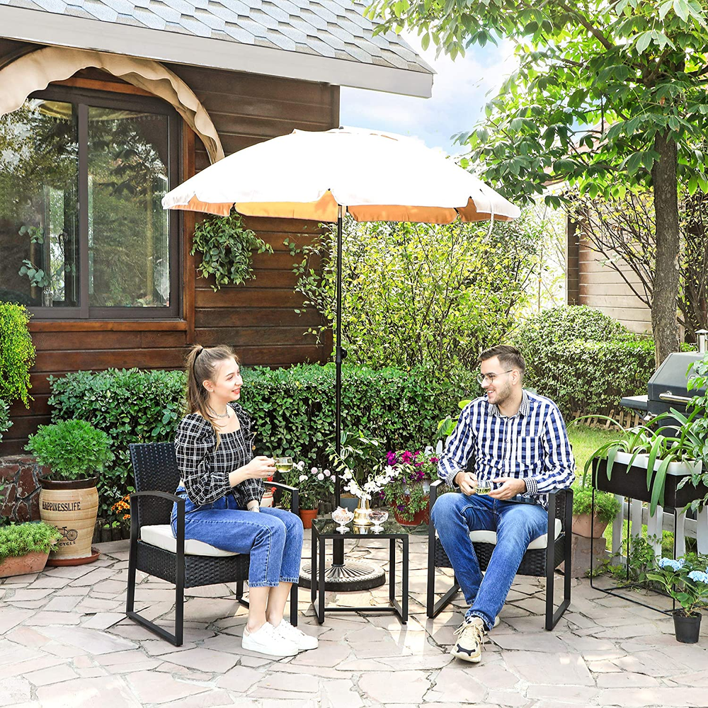 Boutique Home 3-Piece Bistro Outdoor Patio Furniture Set
