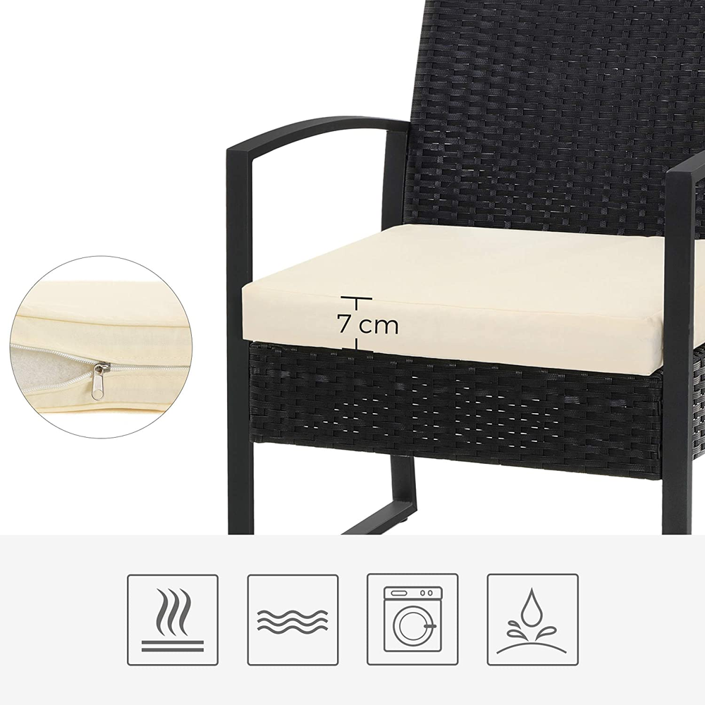 Boutique Home 3-Piece Bistro Outdoor Patio Furniture Set
