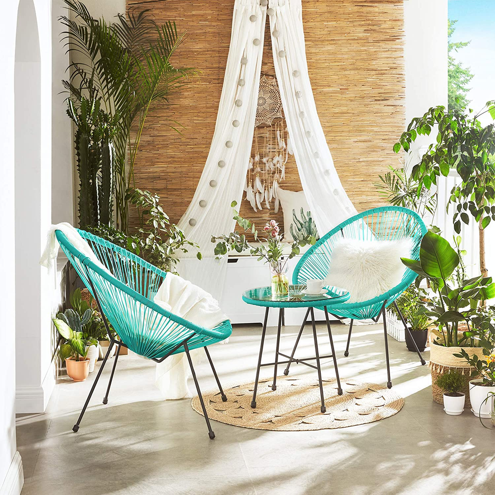 Songmics 3-Piece Acapulco Patio Furniture Set