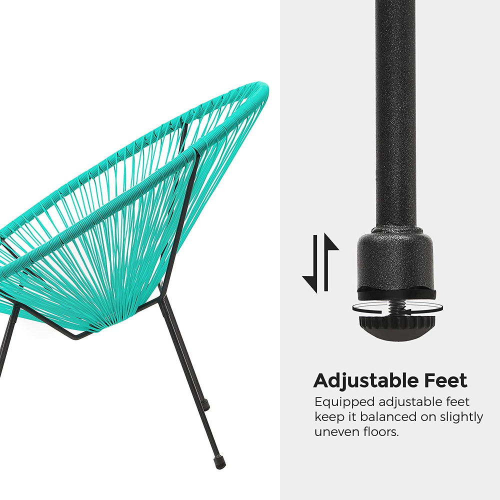 Songmics 3-Piece Acapulco Patio Furniture Set