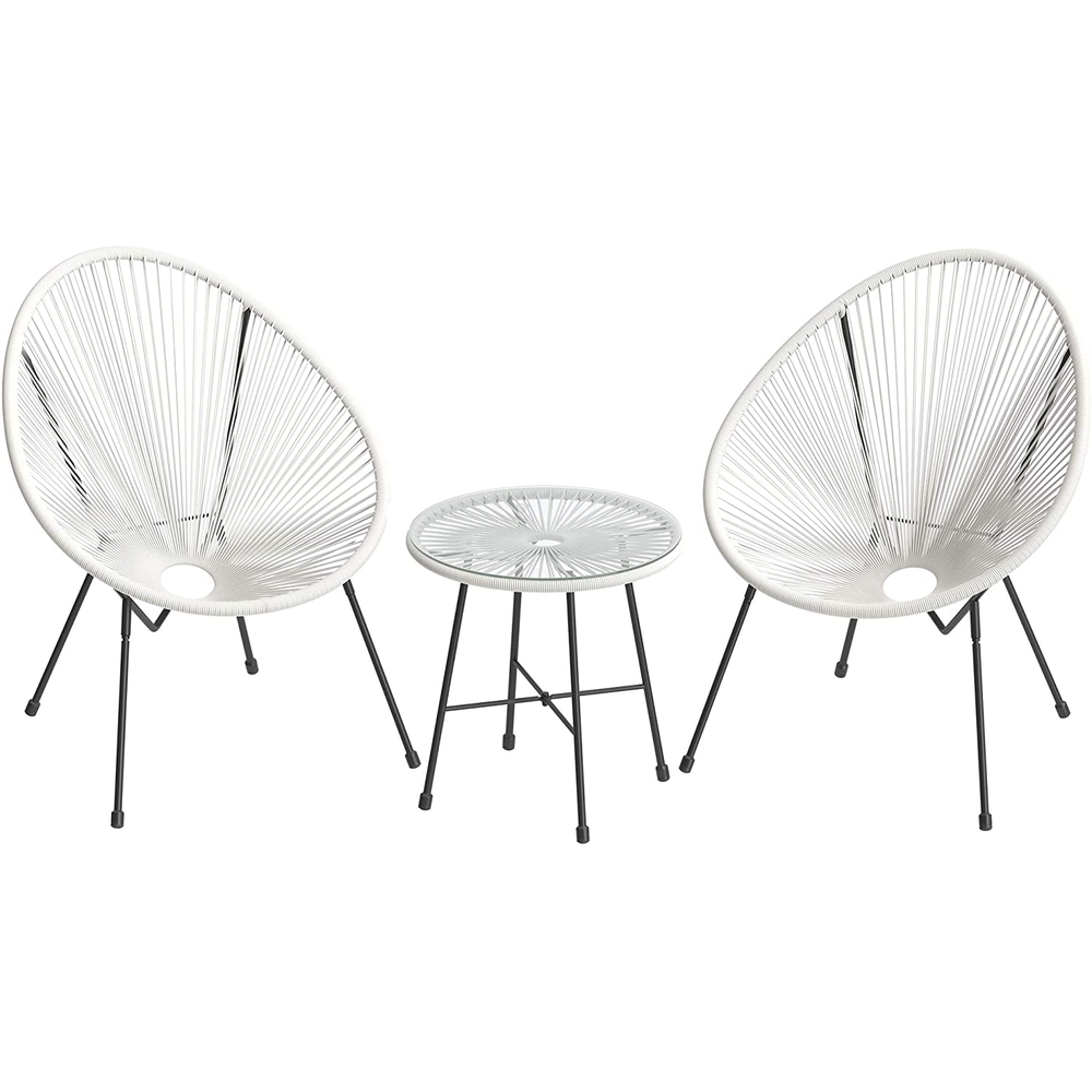 Songmics 3-Piece Acapulco Patio Furniture Set