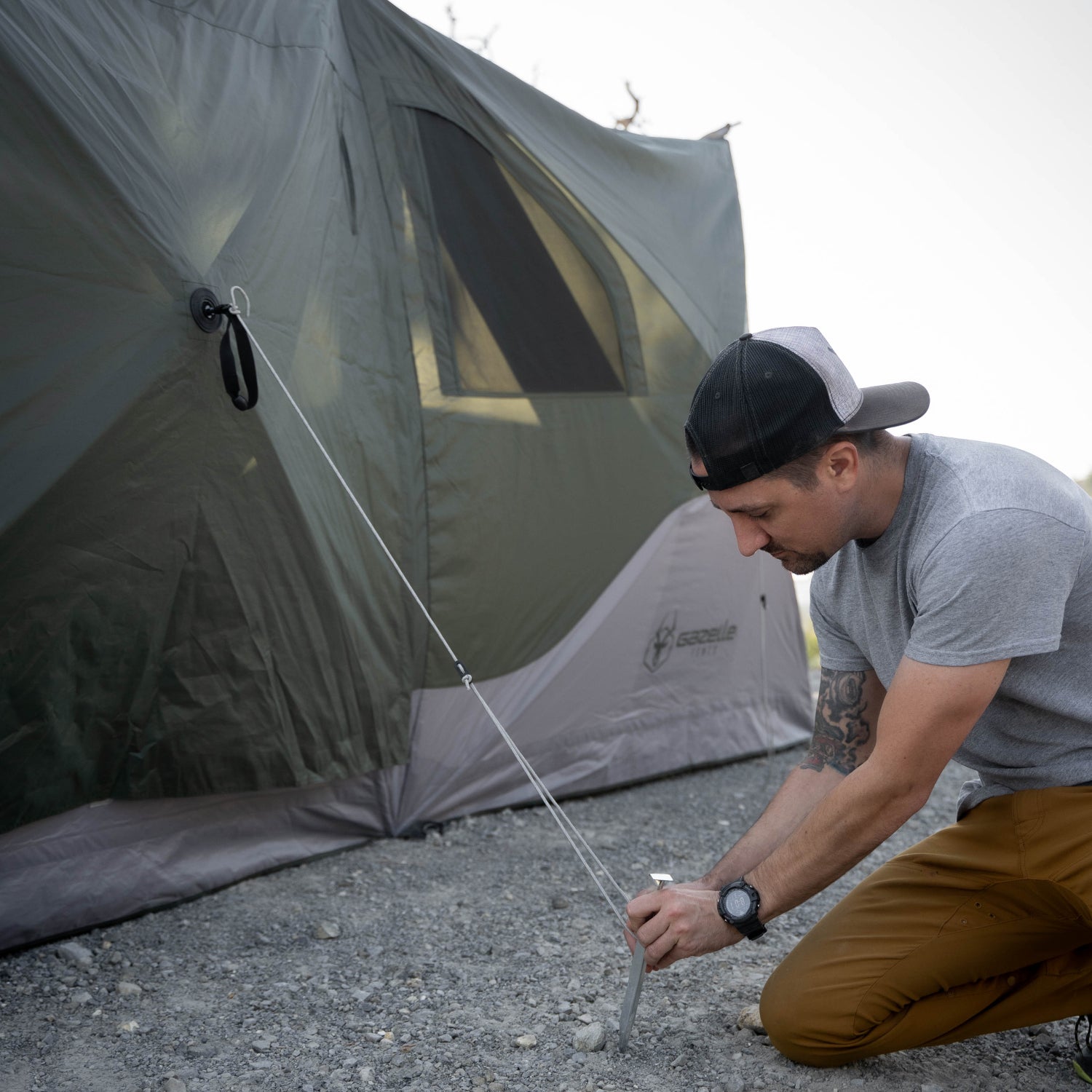 Tent Gazelle T4 Tandem Alpine Green