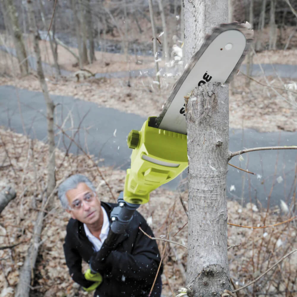 Sun Joe Cordless Lawn Care System-Hedge Trimmer, Pole Saw, Grass Trimmer