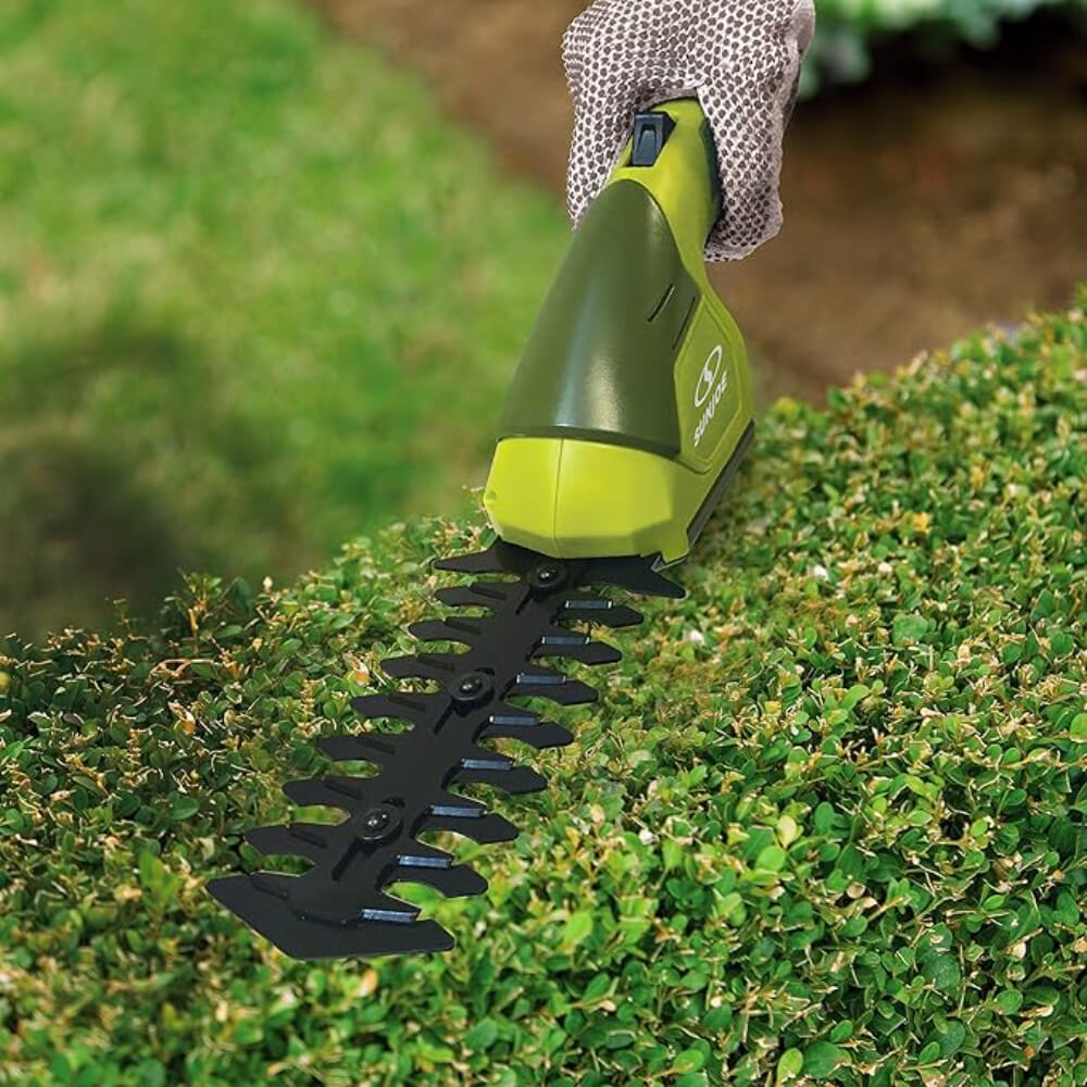 Sun Joe 7.2-Volt Lithium-Ion Cordless Grass Shear/Hedge Trimmer, Green