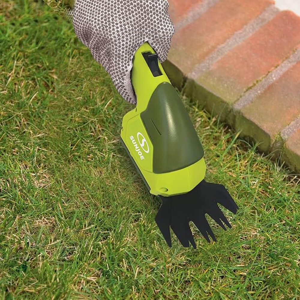 Sun Joe 7.2-Volt Lithium-Ion Cordless Grass Shear/Hedge Trimmer, Green