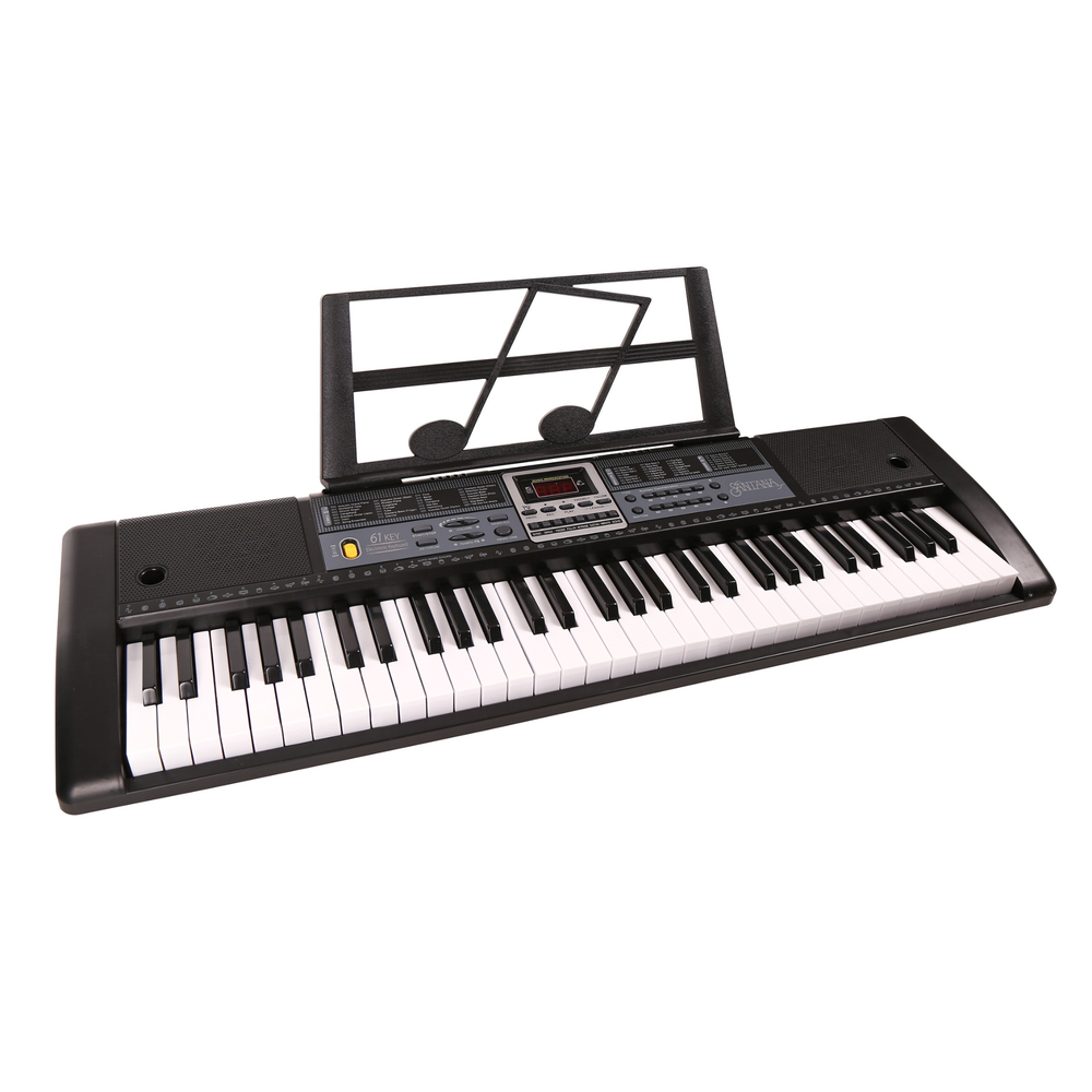 61-Key Electronic Keyboard with Microphone