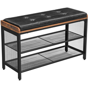 Boutique Home Industrial Shoe Rack Bench