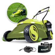 14-In 28-Volt Max Lithium-iON 4-Amp Cordless Lawn Mower & Discharge Chute