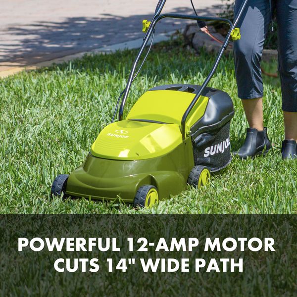 Sun Joe 14-inch 12 Amp Corded Electric Walk-Behind Lawn Mower
