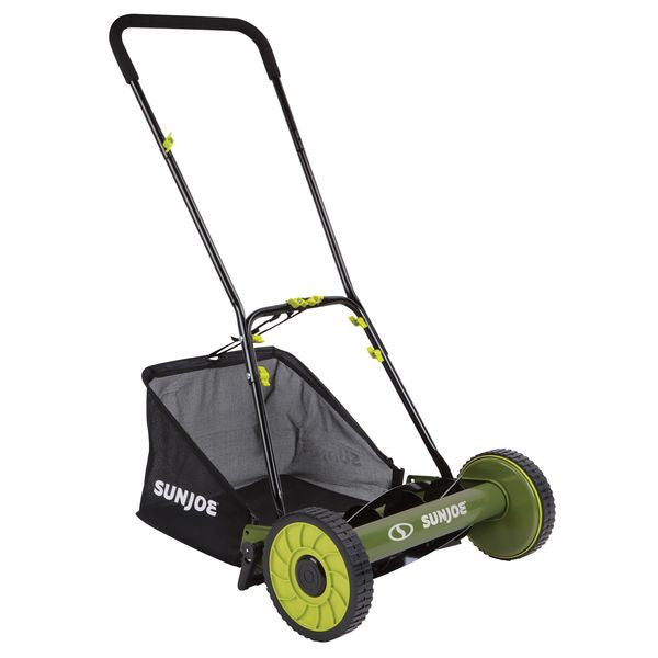 Sun Joe Manual Reel Mower W/Catcher 16 In.