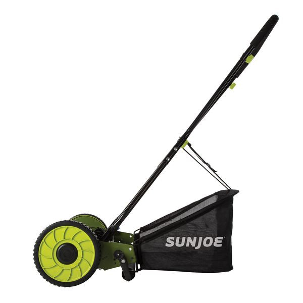 Sun Joe Manual Reel Mower W/Catcher 16 In.