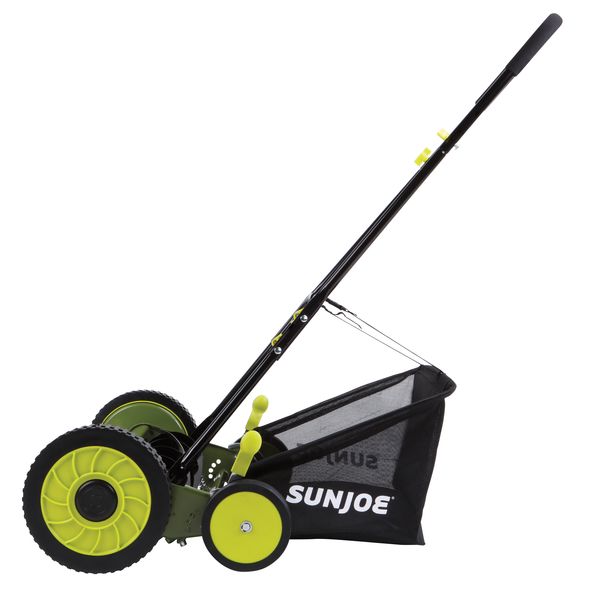 Sun Joe Manual Reel Mower W/Catcher 18 In.