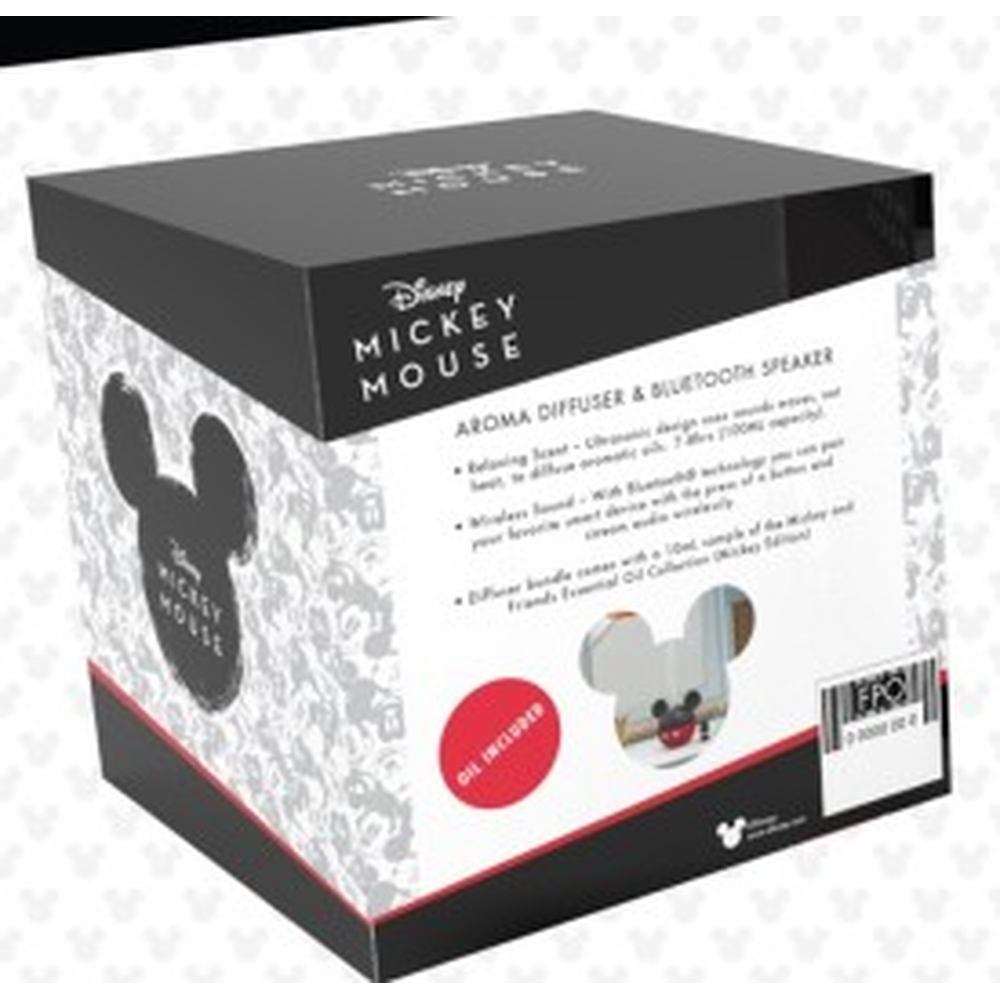 Disney Mickey Mouse Ultrasonic Aroma Diffuser w/ Bluetooth Speaker