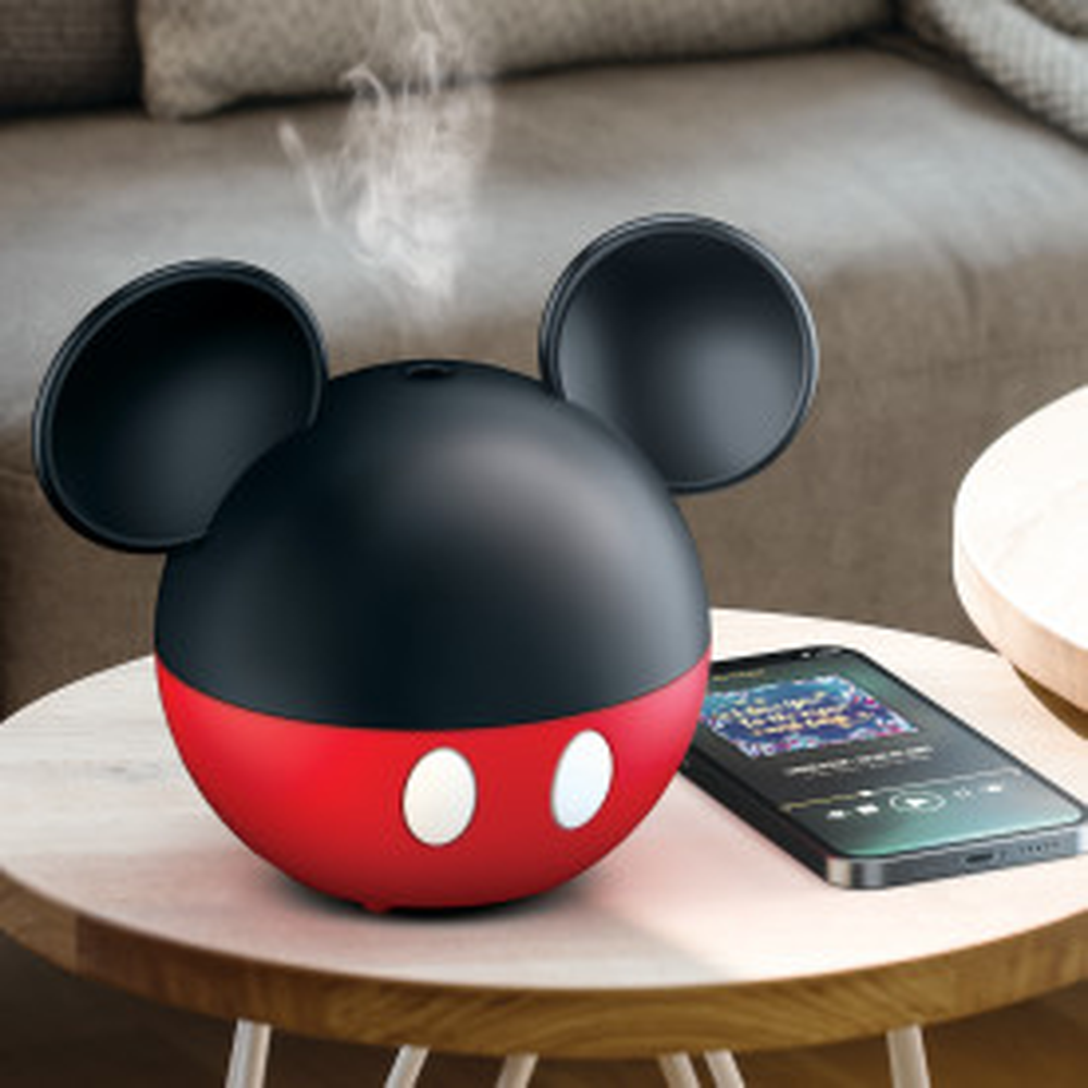 Disney Mickey Mouse Ultrasonic Aroma Diffuser w/ Bluetooth Speaker