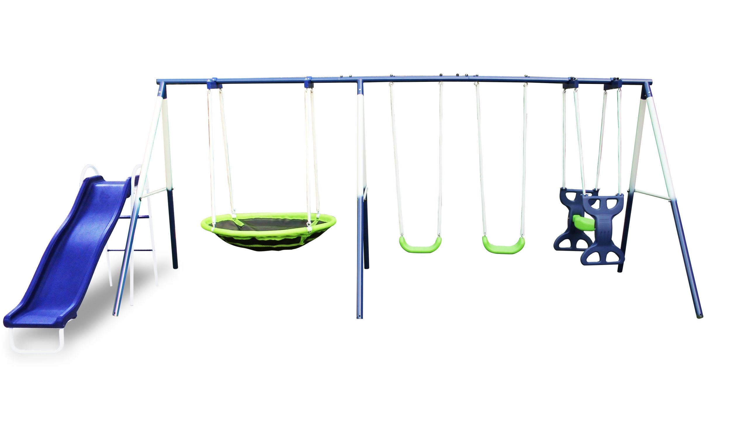 Sportspower Rosemead 7 station metal swing set