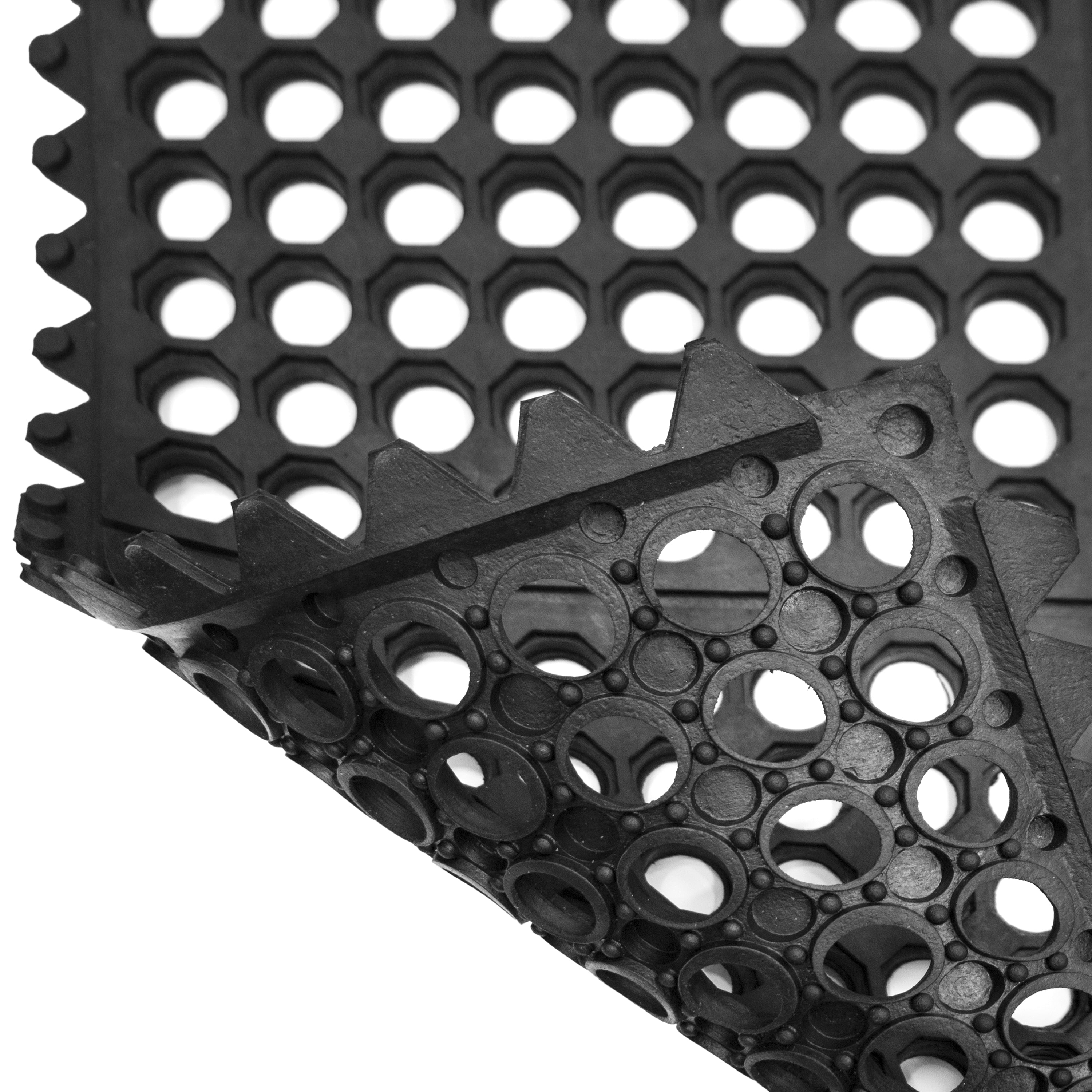 Multy Home 3'X3' Interlocking Anti-Fatigue Black