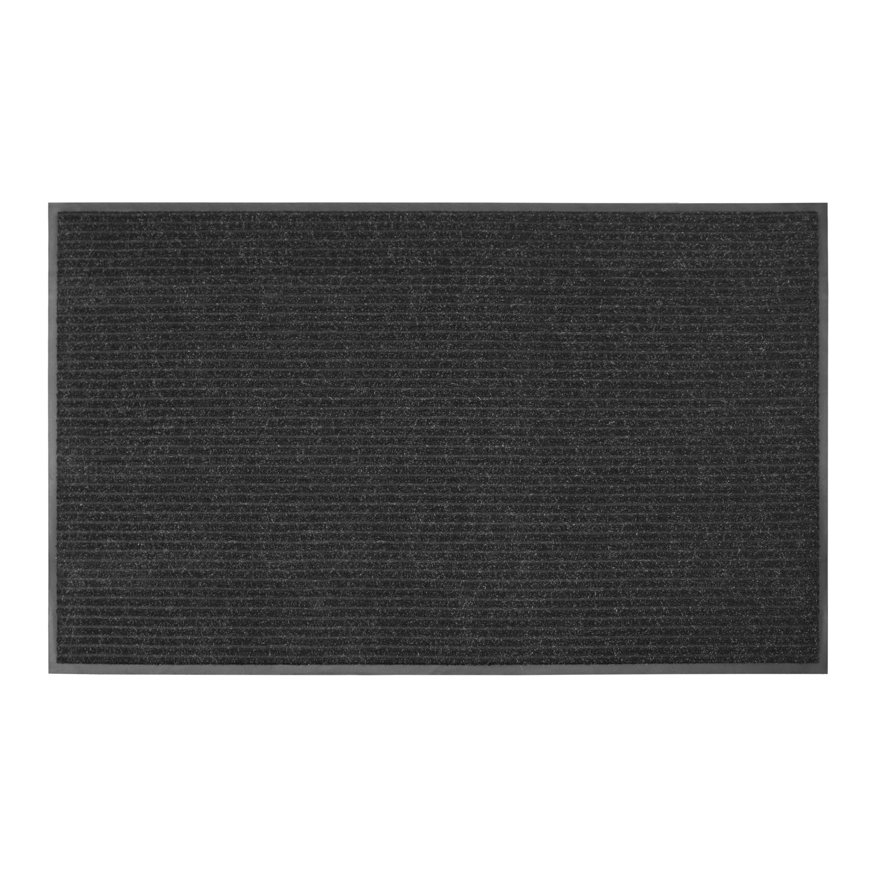 3 ft x 5 ft Platinum 3-Ribbed Needlepunch Floormat