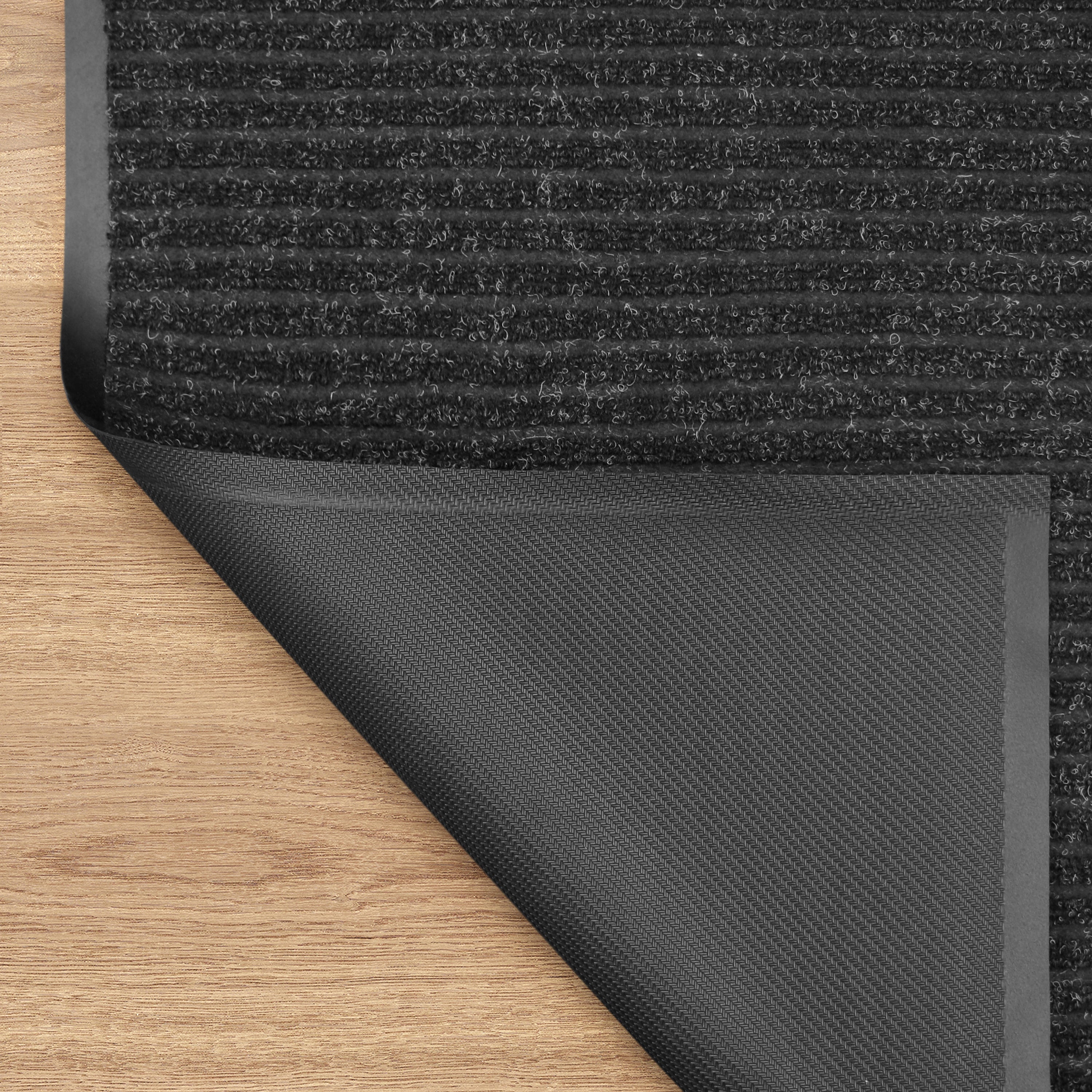 3 ft x 5 ft Platinum 3-Ribbed Needlepunch Floormat