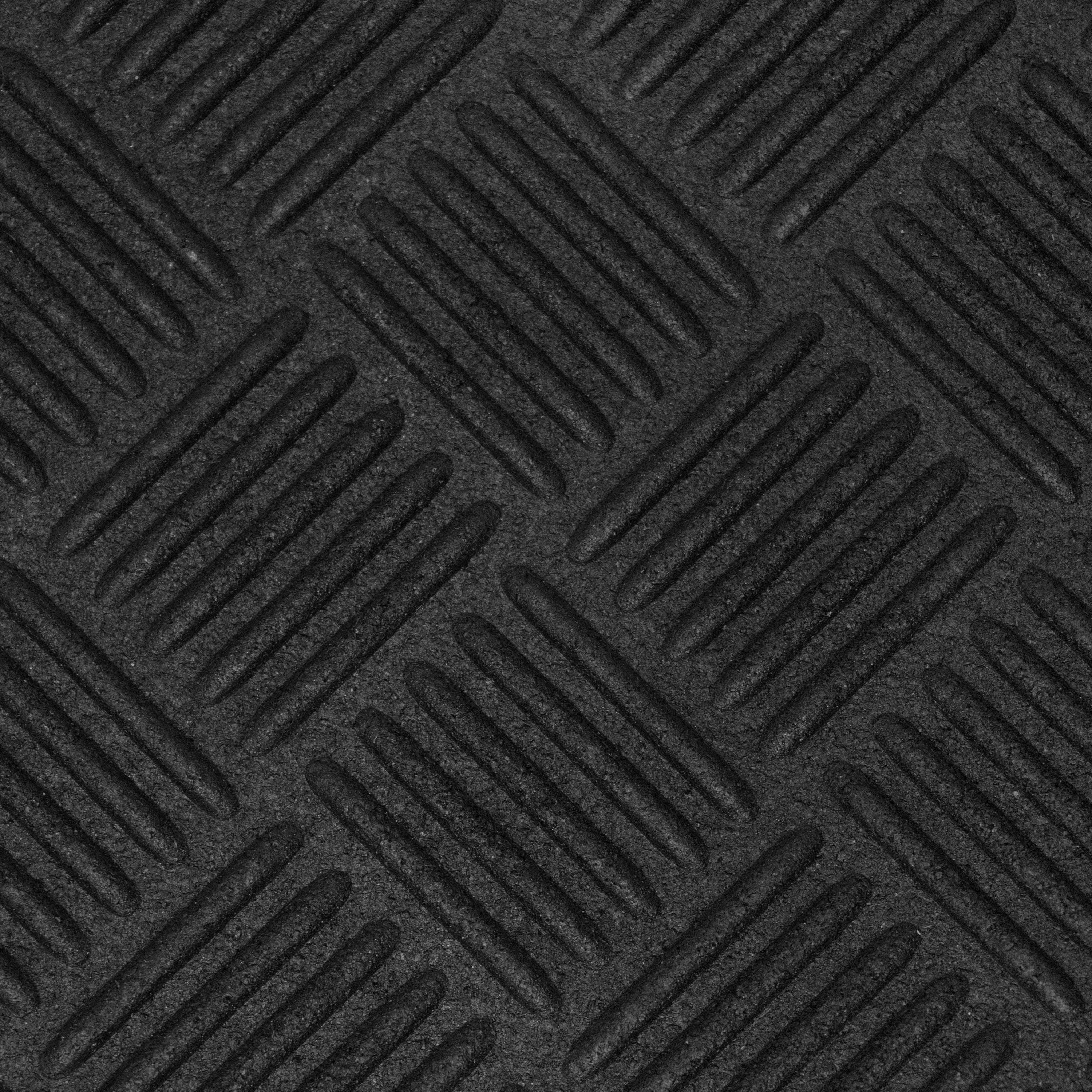 3'x8' 4mm Deckplate Black 1 RIB