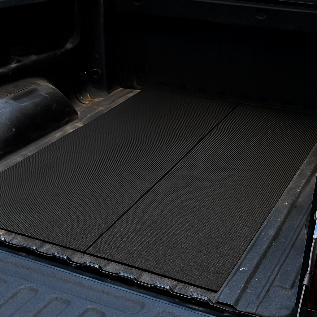 3'x8' 4mm Ribbed Black 1 RIB