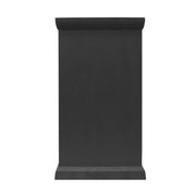 Tierra Verde 15in W x 26in H Allegro Smooth Large Recycled Self-Watering Indoor/Outdoor Column Planter-Black