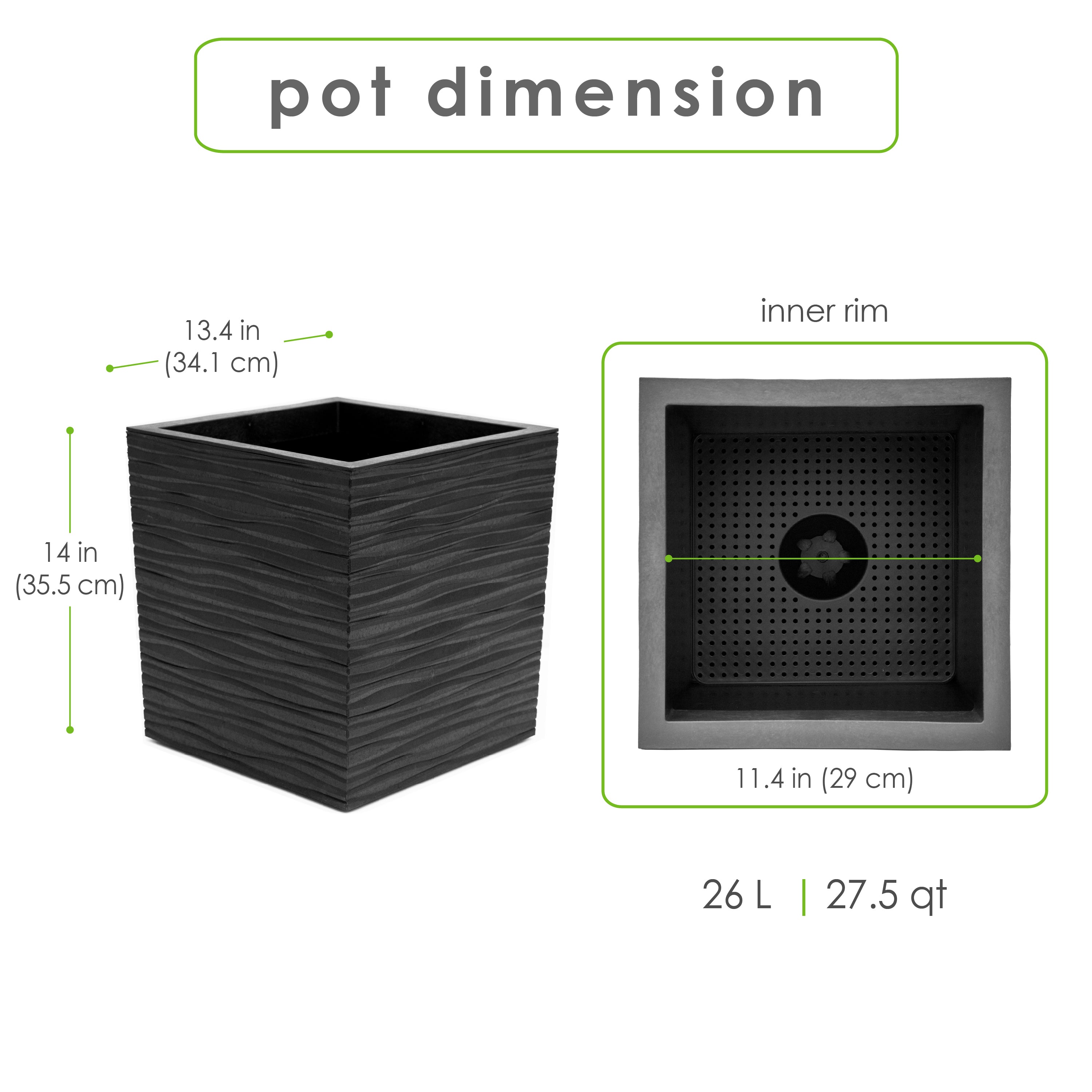 Multy Home 14" Citadel Serenity Black 1PK