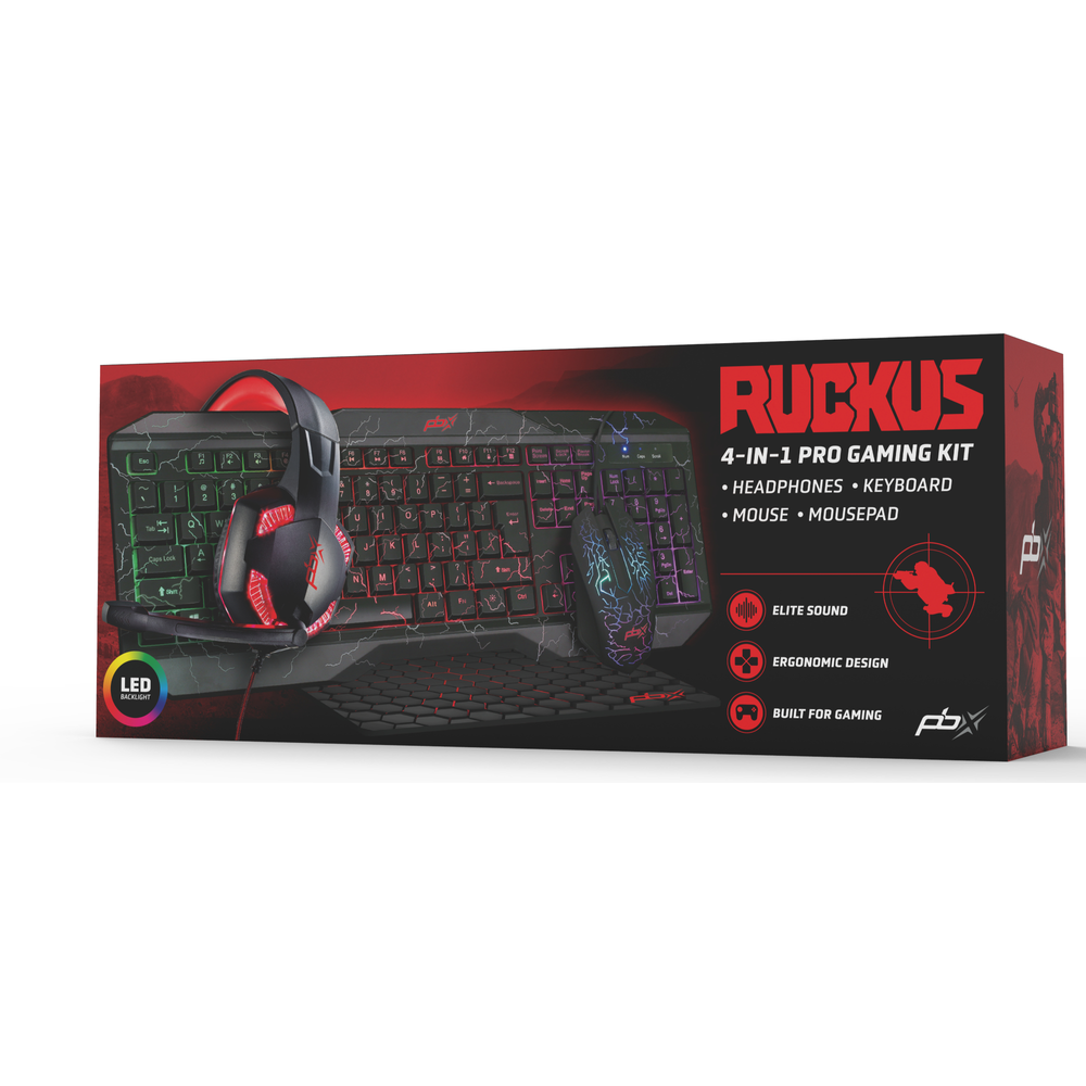 Packard Bell RUCKUS Gaming Keyboard &Headphone Bundle