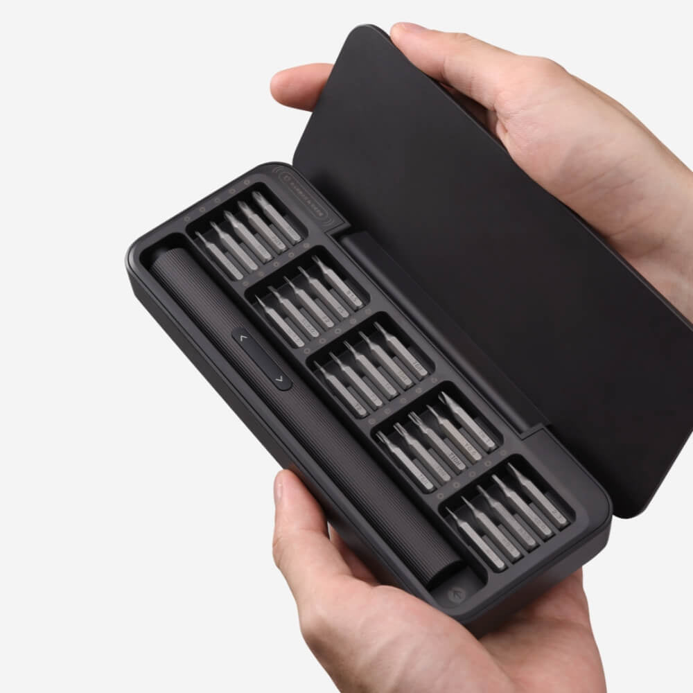 HOTO 25-in-1 Electric Screwdriver Set, Non-slip Aluminum Body