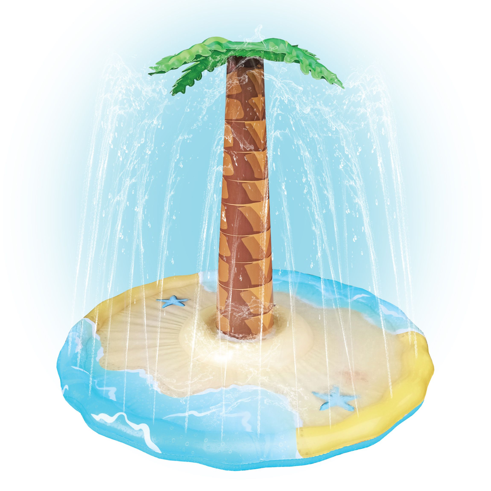 Splash Buddies Inflatable Palm Tree Splash Pad