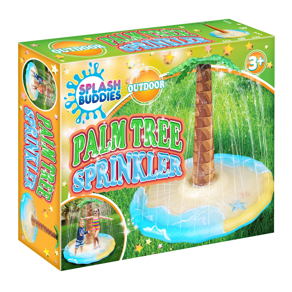 Splash Buddies Inflatable Palm Tree Splash Pad