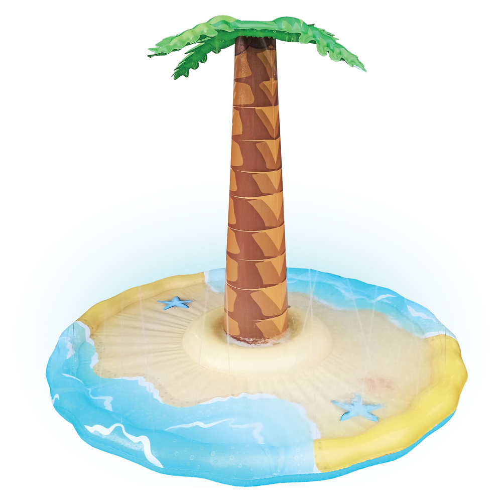 Splash Buddies Inflatable Palm Tree Splash Pad