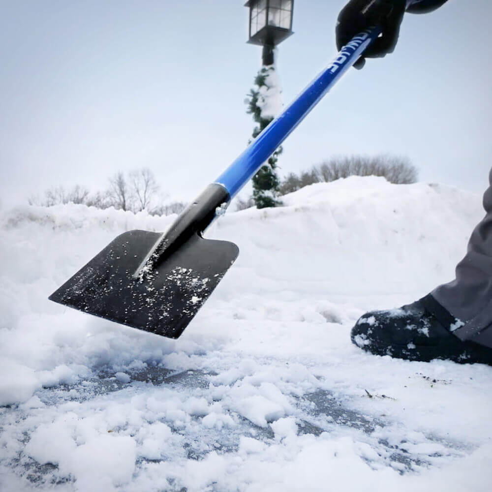 Snow Joe SJEG700 Spring-Loaded Impact-Reducing Steel Ice Chopper | 7-Inch x 5.5-Inch | Shock-Absorbing Handle