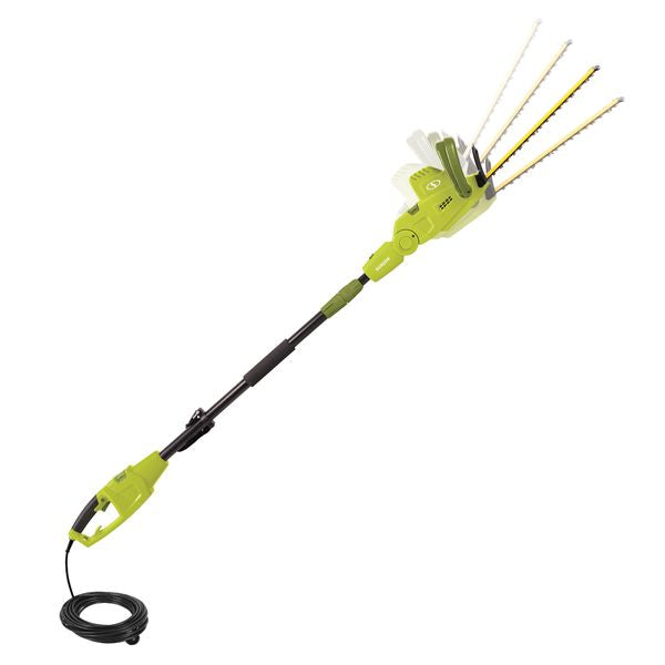 Sun Joe Multi-Angle Telescoping Convertible Electric Pole Hedge Trimmer | 19-inch | 4.5-Amp