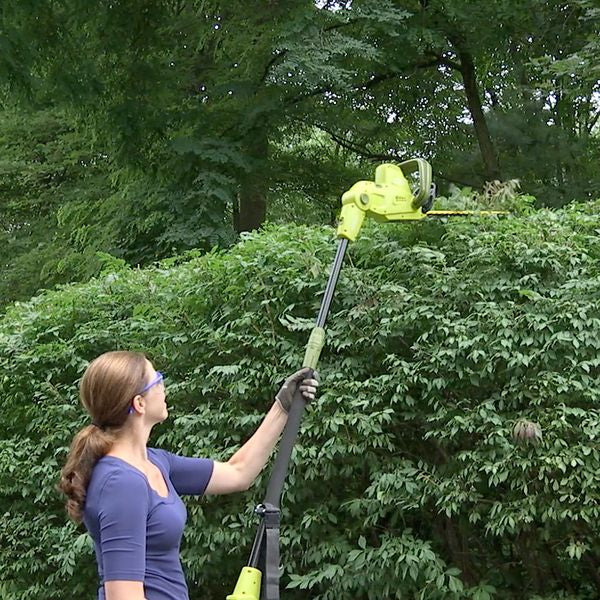 Sun Joe Multi-Angle Telescoping Convertible Electric Pole Hedge Trimmer | 19-inch | 4.5-Amp
